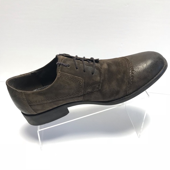CLARKS Wallace Oiled Suede Lace Up Oxford 10 M main image 6